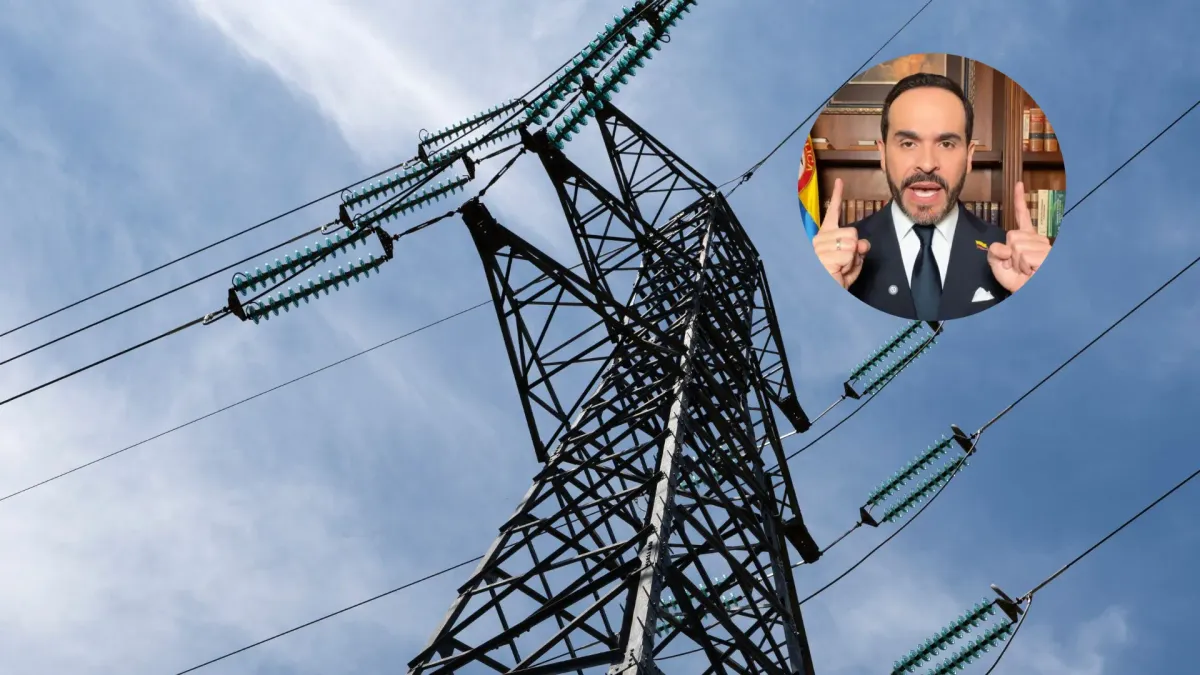 Fotografía de una torre eléctrica, vital en un sistema energético, sector que deberá sanear el presidente electo Abelardo De La Espriella
