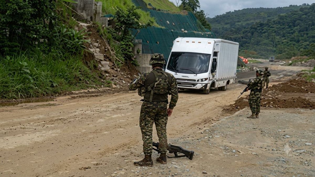 Vía Chocó bloqueo.