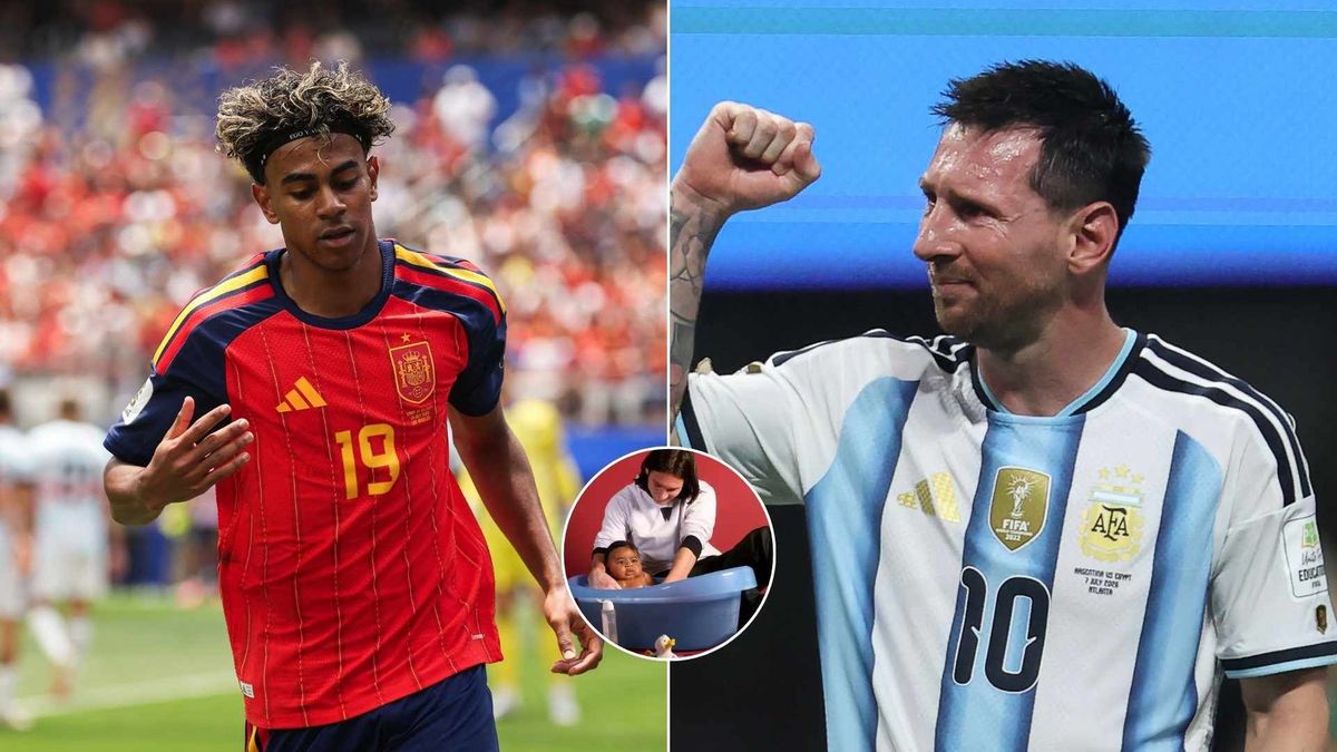 La fotografía tomada en 2007 durante una actividad benéfica volvió a hacerse viral antes del primer enfrentamiento entre Lionel Messi y Lamine Yamal en una final de la Copa del Mundo.