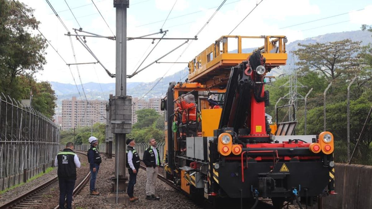 Avanzan los trabajos para recuperar el Metro de Medellín en el sur