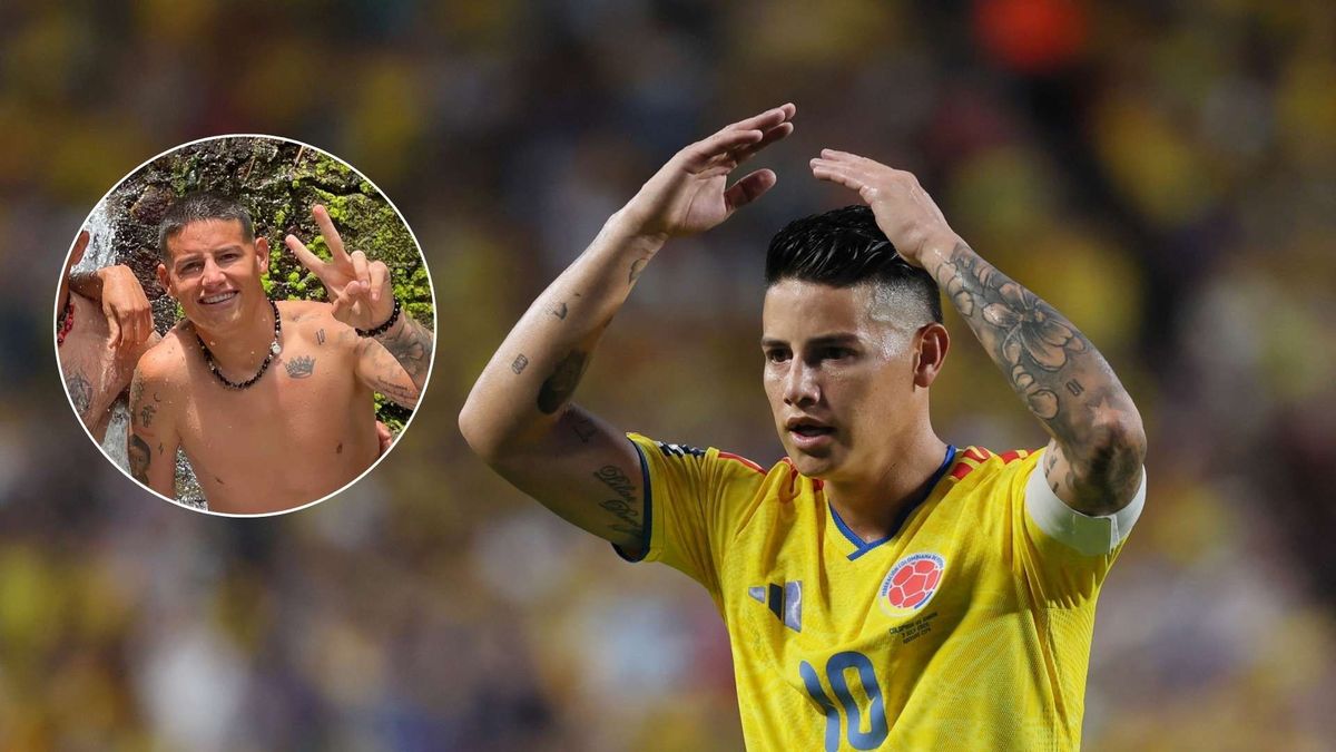 James Rodríguez apareció con la cabeza rapada durante sus vacaciones en Colombia y su nuevo look se volvió tendencia en redes sociales.