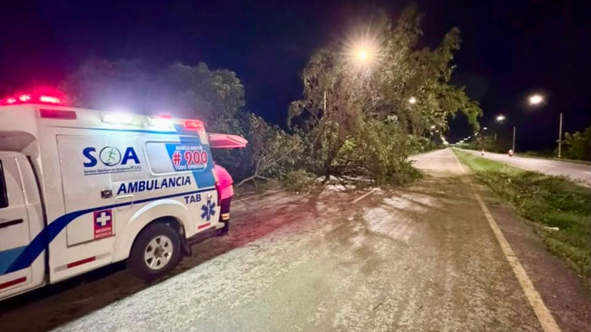 Vendaval en Córdoba deja dos muertos, daños y apagones.