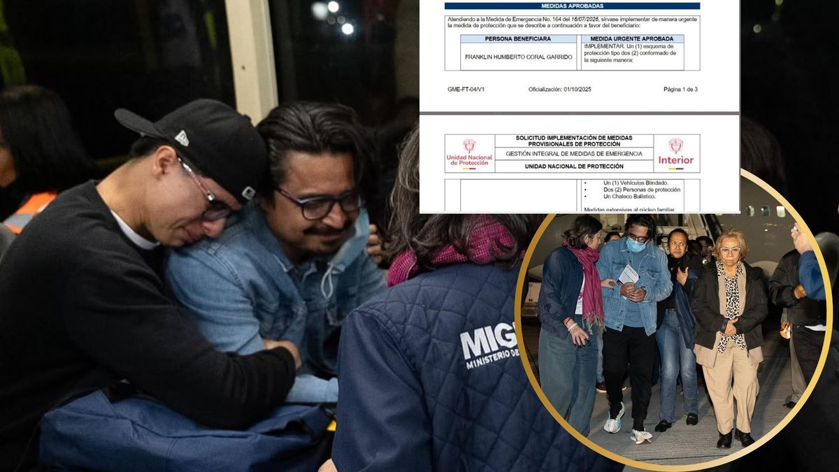 Beto Coral, tras suu regreso al país, tendría escolta asignado por la Unidad Nacional de Protección (UNP)