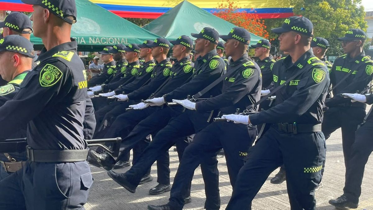 Desfile militar del 20 de Julio en Pereira