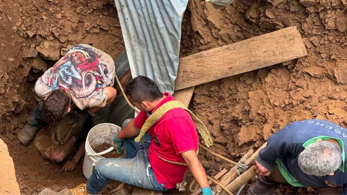 Rescate de campesino en El Águila
