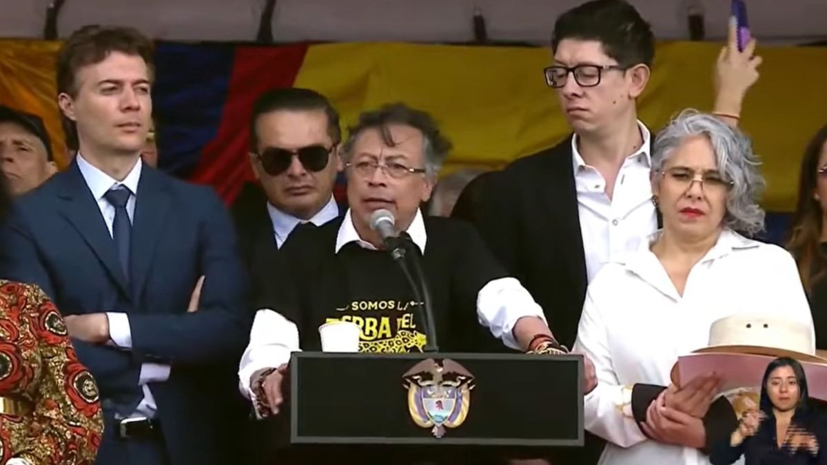 Presidente Gustavo Petro da su último discurso público este 20 de julio en el sur de Bogotá