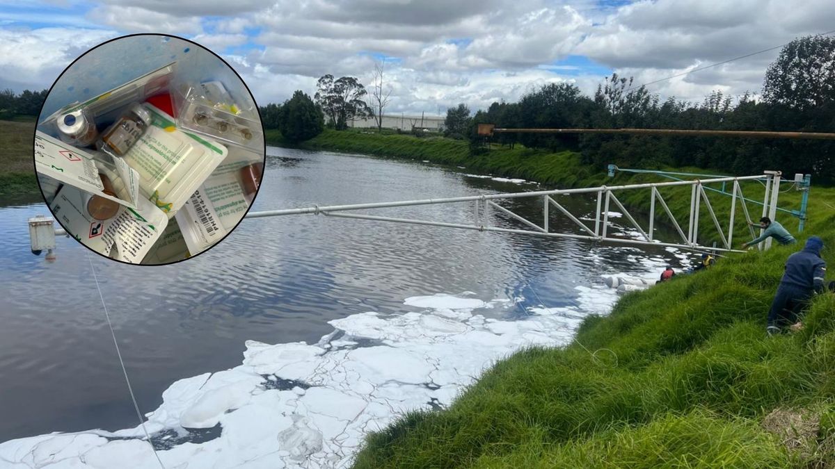 Estudio de la CAR detecta residuos de medicamentos en el río Bogotá y alerta sobre su impacto ambiental.