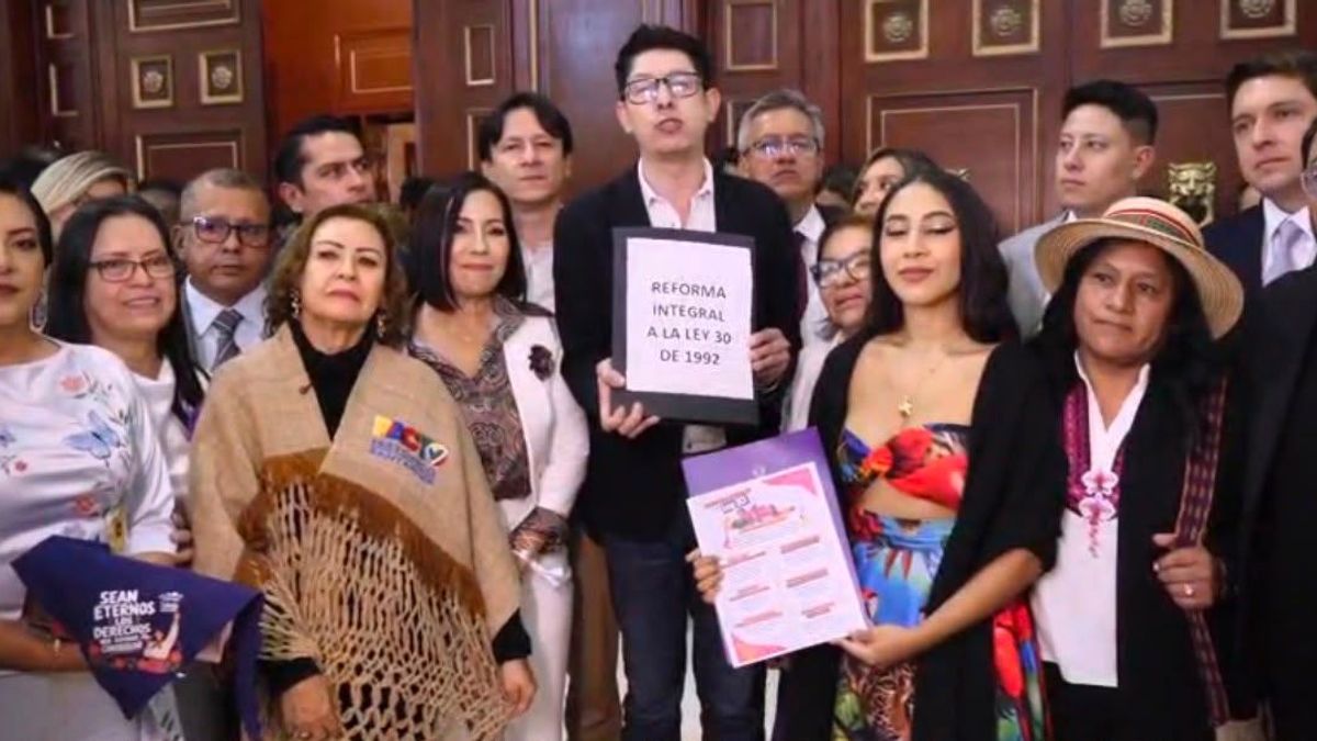 Daniel Rojas, minstro de Educación