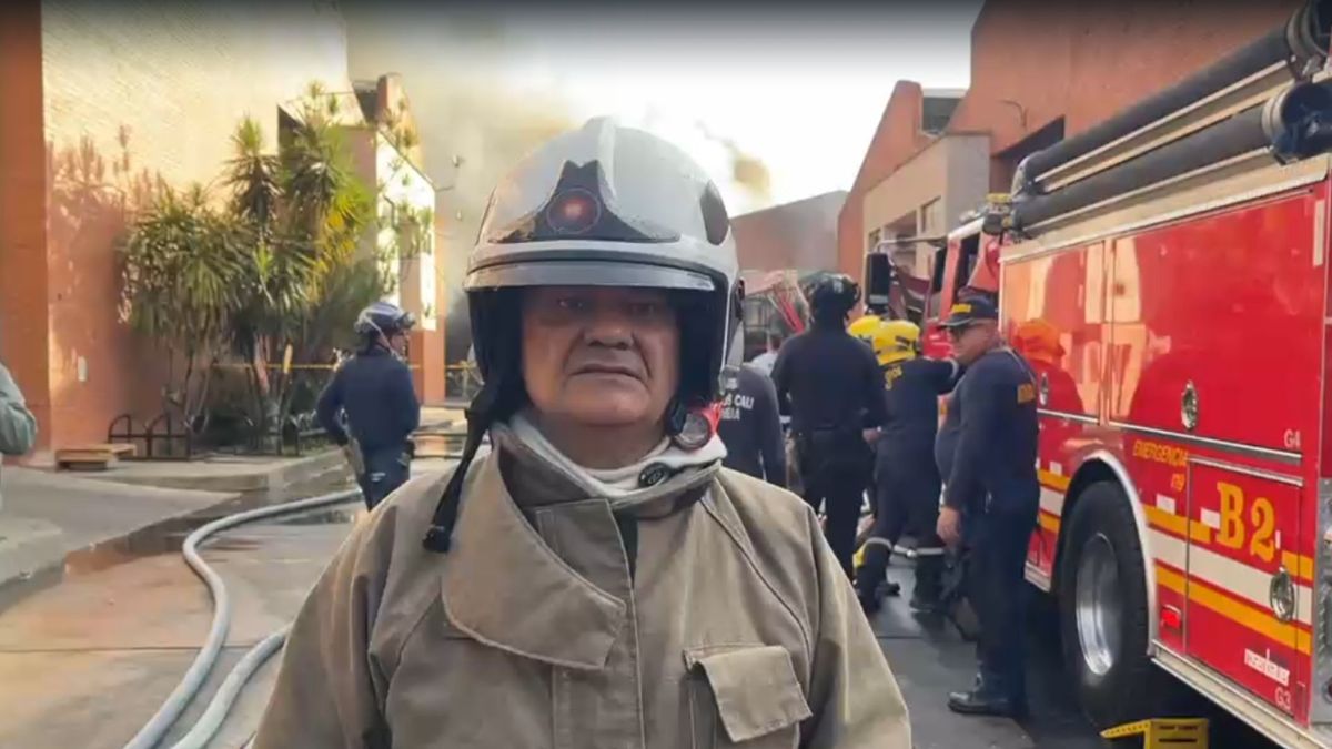 Capitán Francisco Javier González, comandante del Cuerpo de Bomberos Voluntarios de Cali