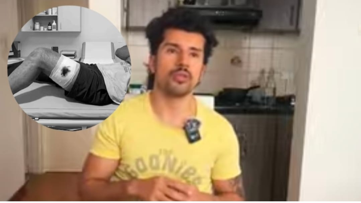 Influencer herido en atraco.