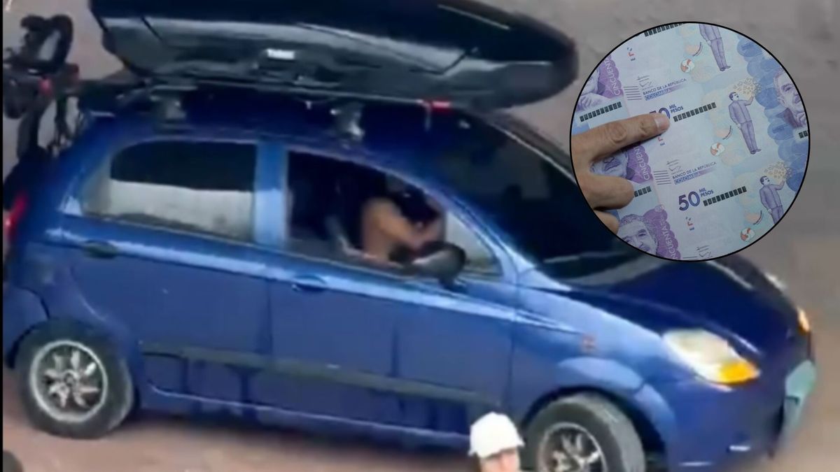 Conductor que intentó cruzar un puente peatonal en Bogotá con su vehículo registra más de $4millones en multas