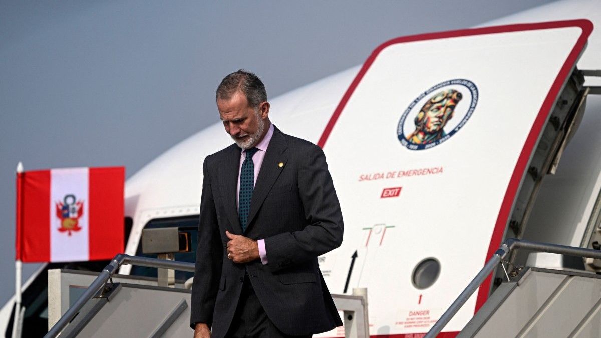 Rey de España, Felipe VI, llega a Perú para la posesión de Keiko Fujimori