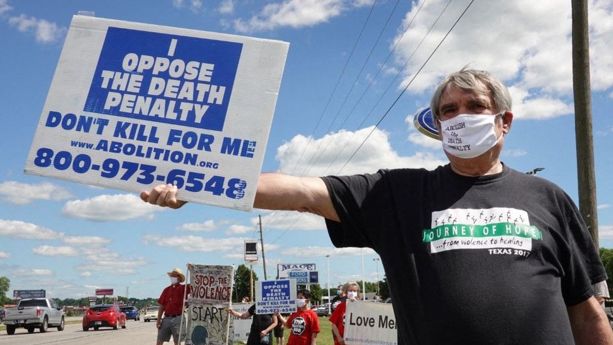 Manifestación en Alaska, Estados Unidos, contra la pena de muerte