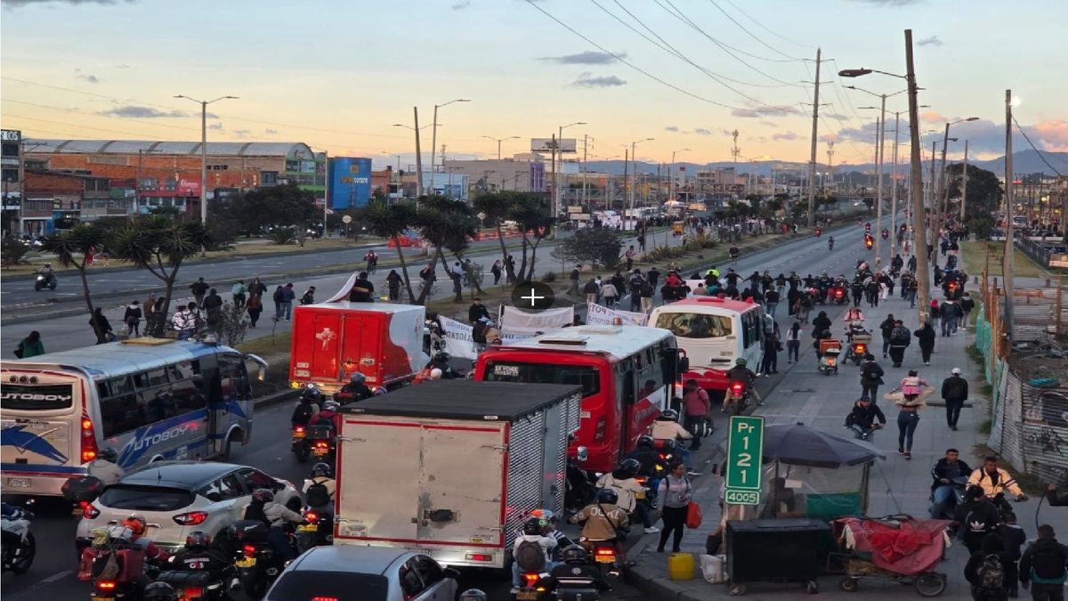 Protestas en Soacha.