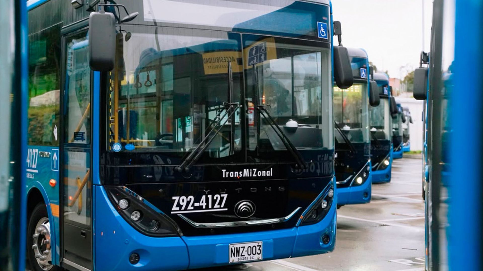 buses eléctricos de TransMilenio