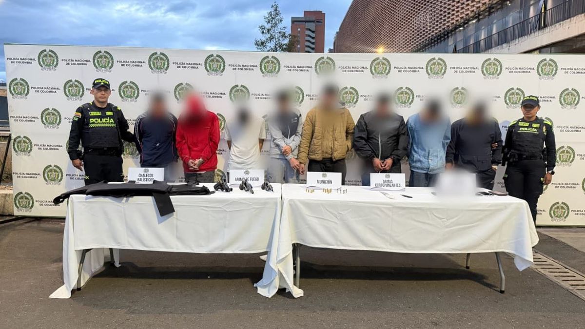 Capturan presuntos fleteros en Bogotá