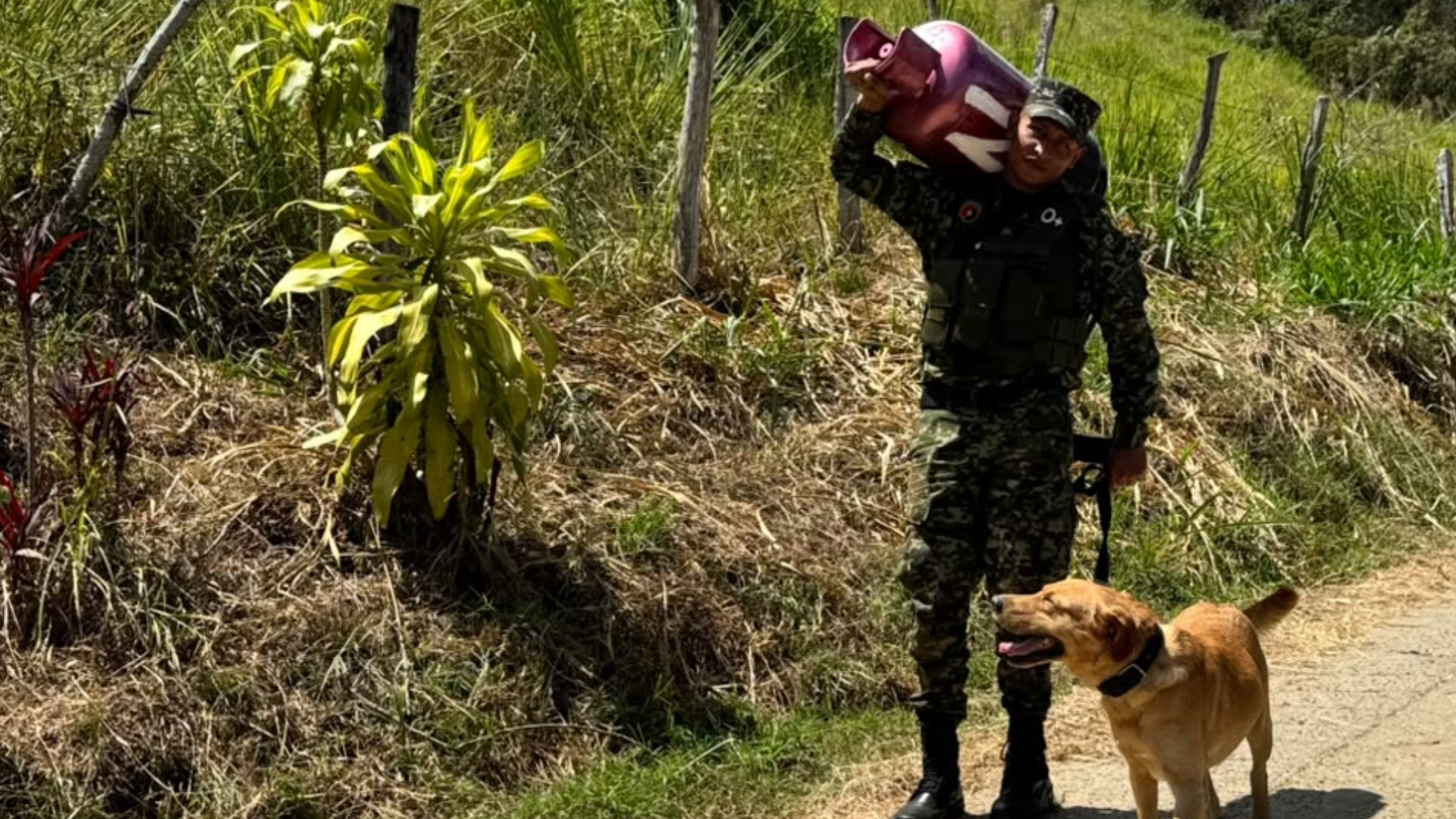 Tropas del Ejército descartan explosivos en vías de Cundinamarca.