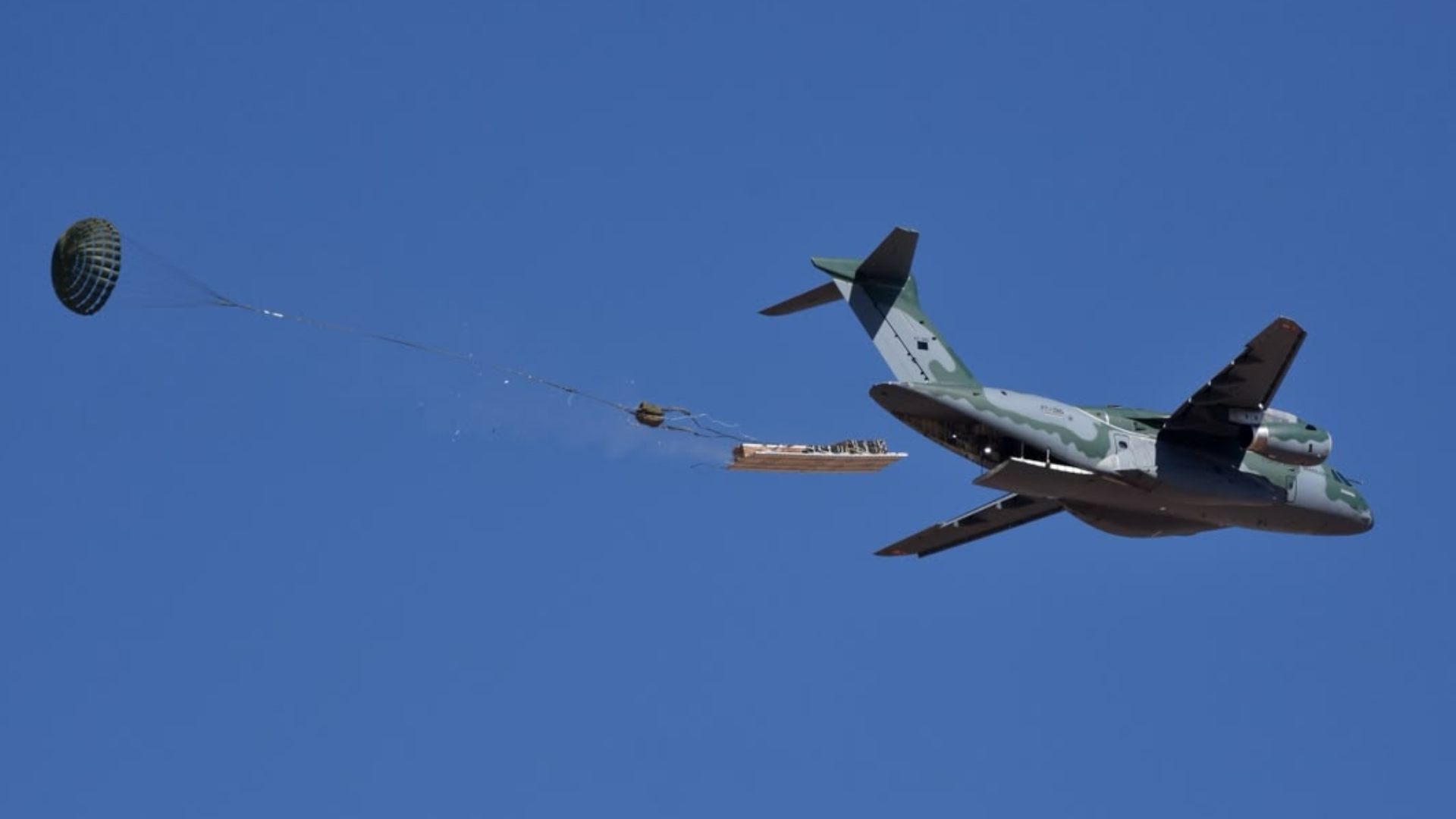 Avión KC-390 de la Fuerza Aeroespacial Colombiana.