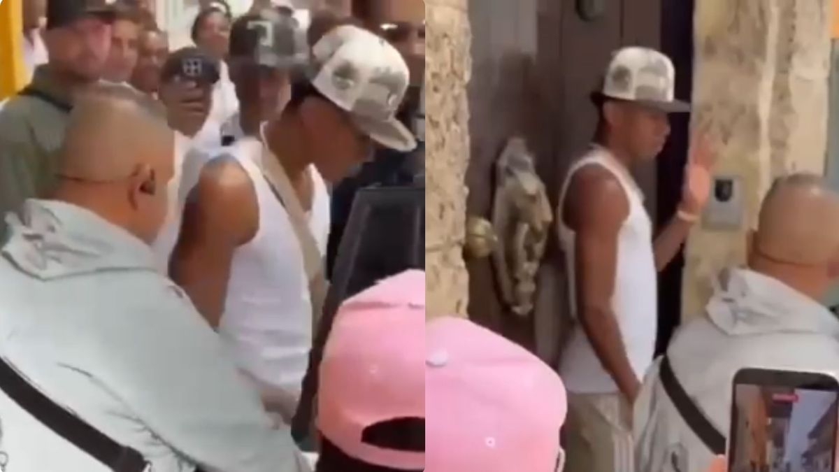 El futbolista español Lamine Yamal fue visto en el Centro Histórico de Cartagena