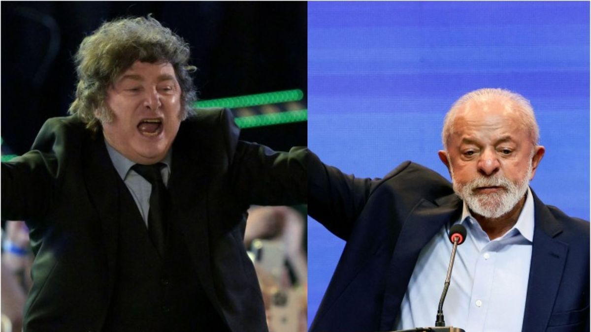 Presidentes de Argentina y Brasil, Javier Milei y Lula da Silva