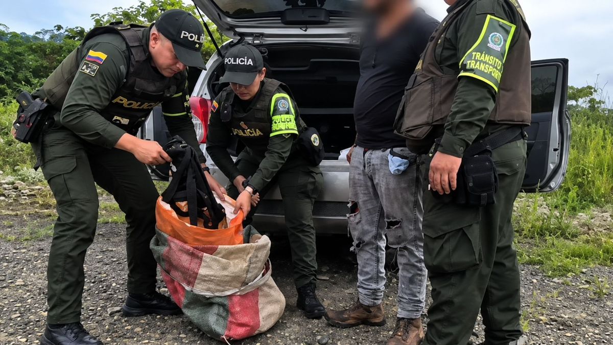 Fueron capturadas dos personas con explosivos y armas en vías del Valle del Cauca