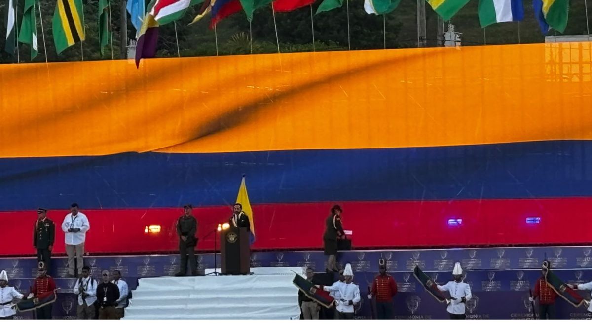 Abelardo de la Espriella entregó su primer discurso desde el Canton Militar Pichincha