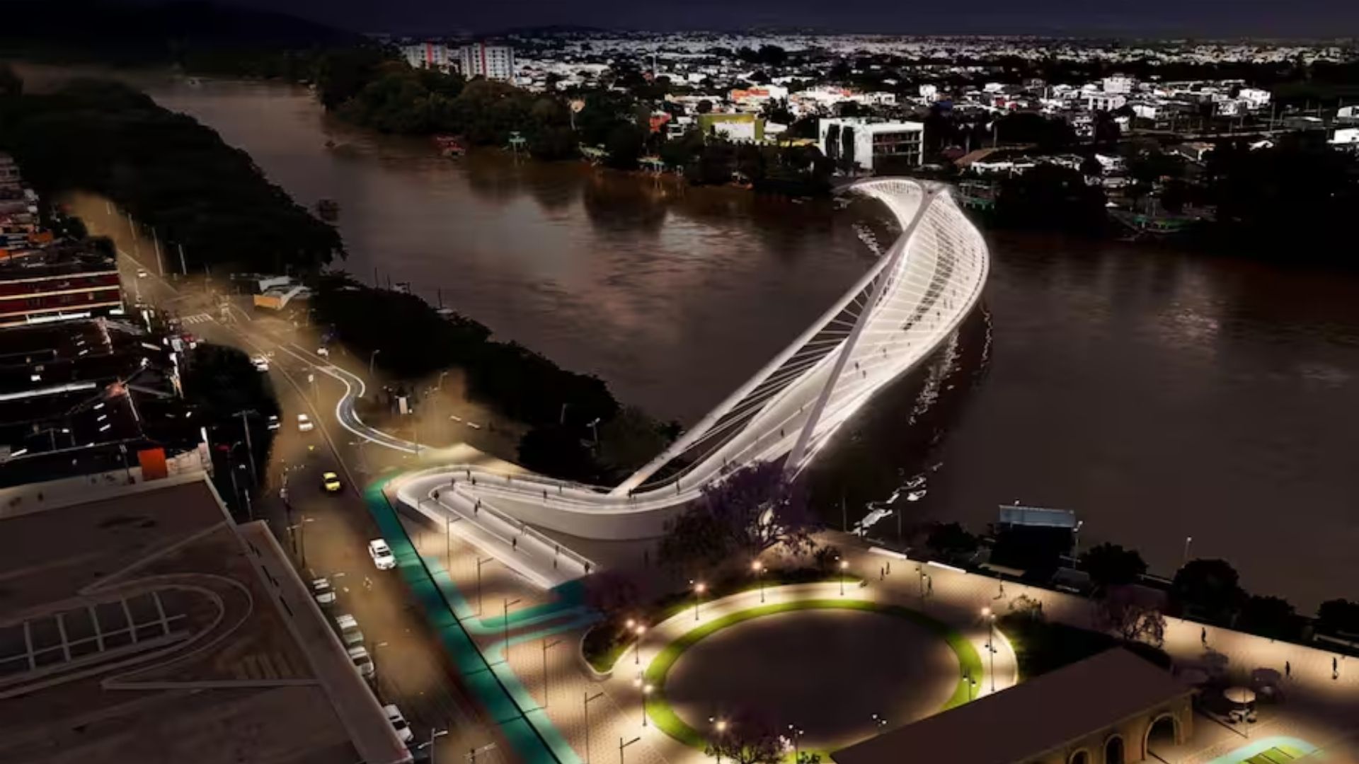 Puente peatonal río Sinú