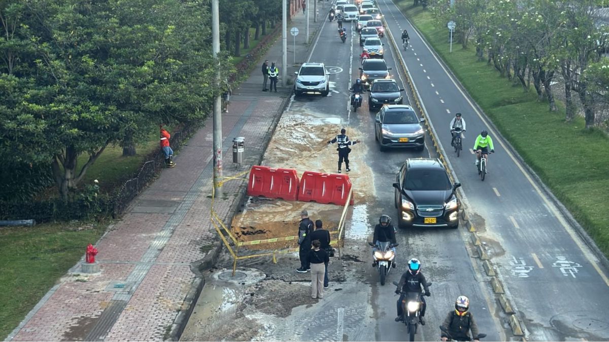Seis barrios del norte de Bogotá están sin agua por daño en la tubería Tibitoc–Usaquén
