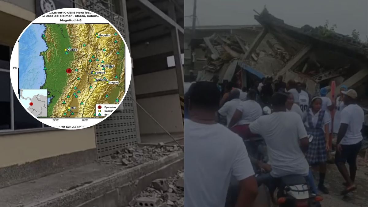 Aunque el epicentro estuvo en San José del Palmar, Quibdó concentra varios de los primeros reportes de afectaciones.