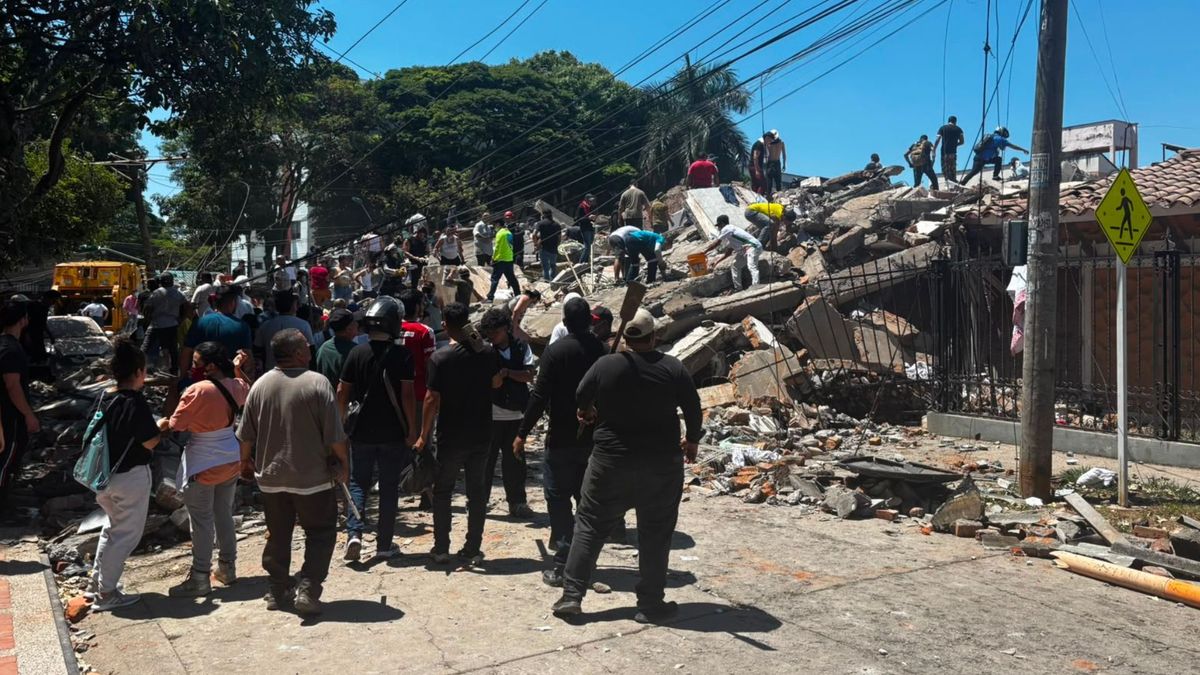 Colapsa edificación en el barrio Cuarto de Legua, al sur de Cali