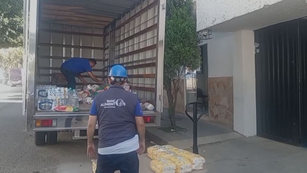 Centro de acopio Banco de Alimentos Bucaramanga.