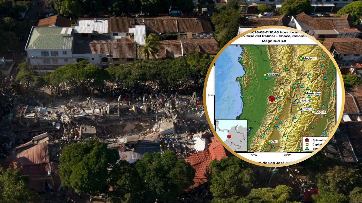 San José del Palmar (Chocó) registró dos nuevos sismos, tras el terremoto de lunes.