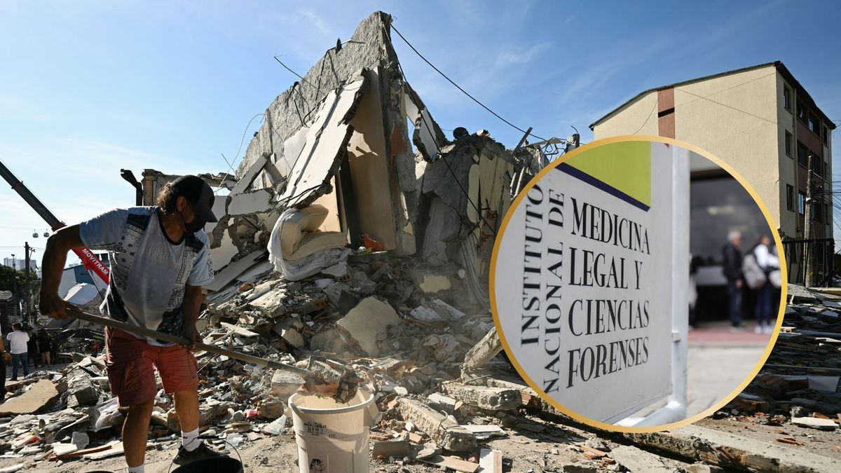 Medicina Legal adelanta actividades forenses e identificación de las víctimas del terremoto que sacudió el país.