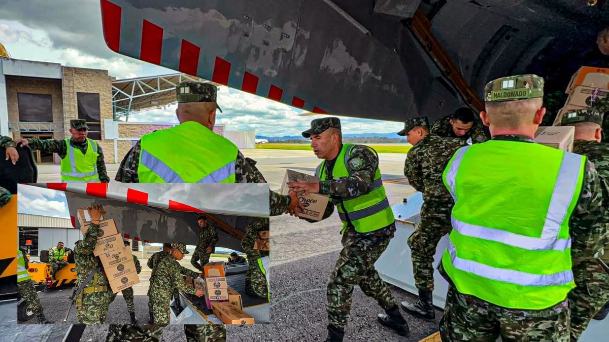 Ejército traslada ayudas humanitarias a comunidades afectadas por sismo en Chocó