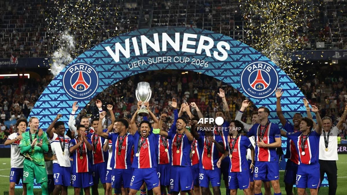 PSG campeón de la Supercopa europea ante Aston Villa en Austria