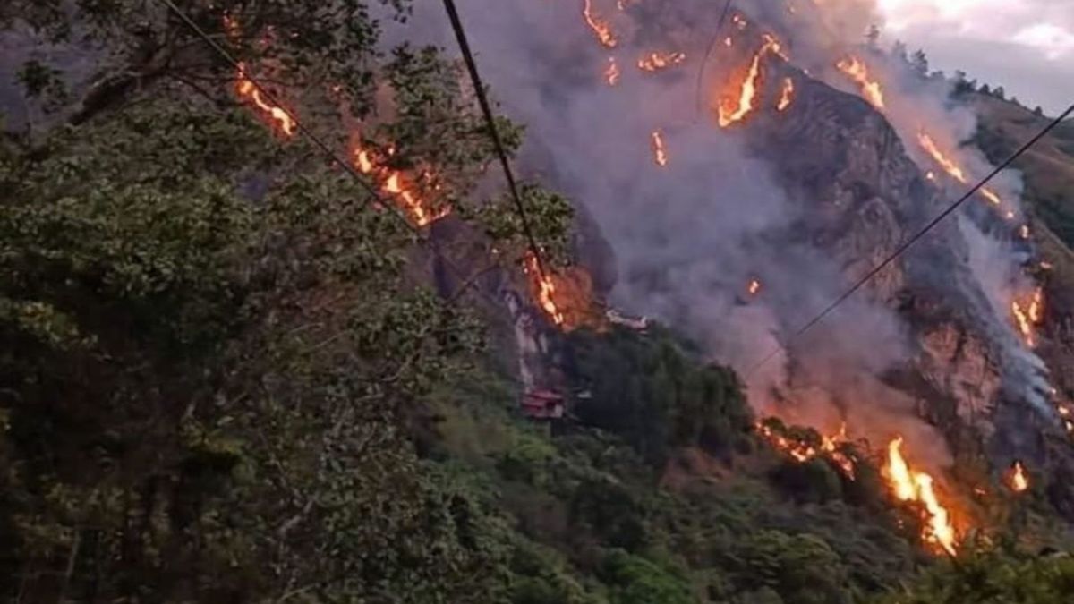 Incendio en Abejorral, Antioquia