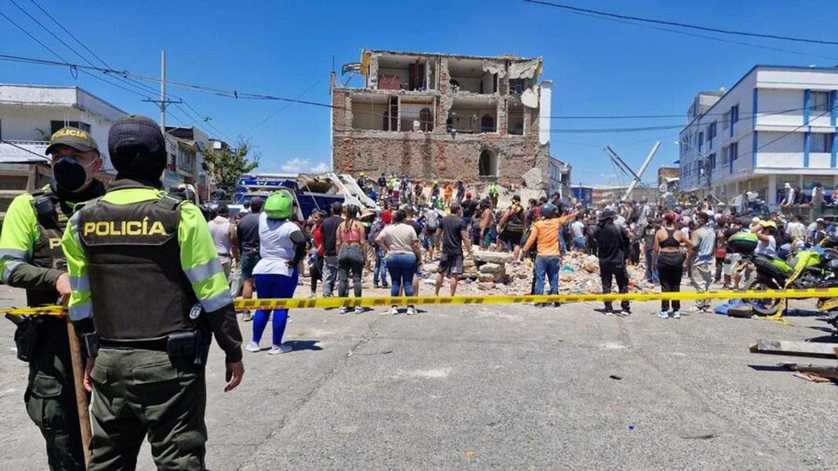 Estragos del terremoto en Cali