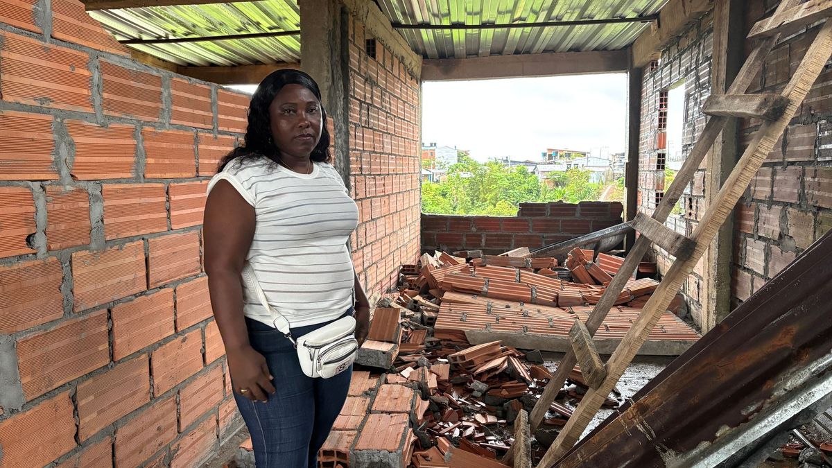 Habitante del Barrio Villa Belina en Quibdó perdió su casa