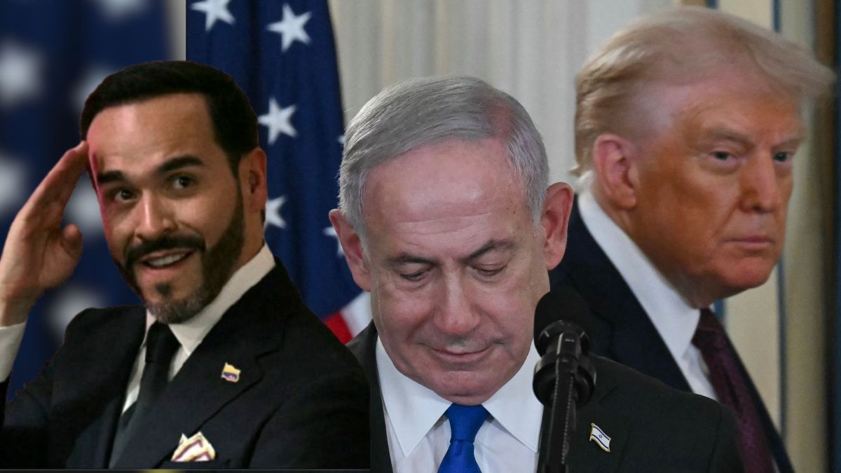 Abelardo de la Espriella, Benjamin Natanyahu y Donald Trump.