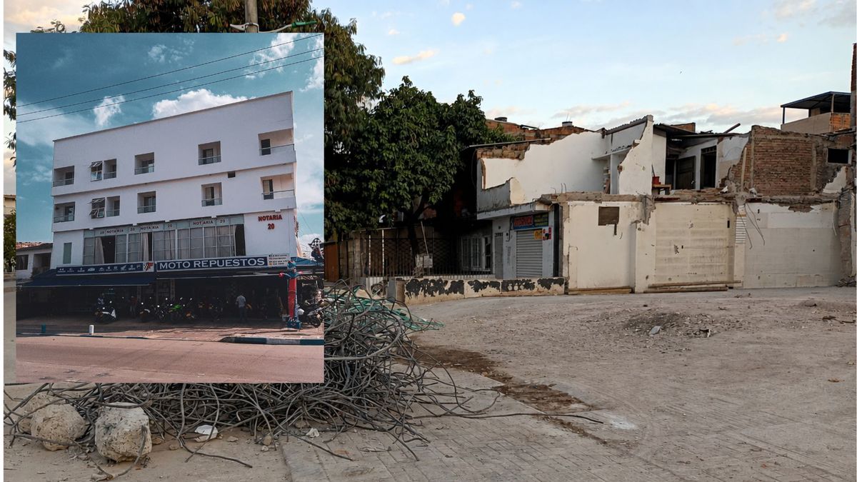 Totalmente colapsado quedó el edificio donde funcionaba la Notaría 20 en Cali