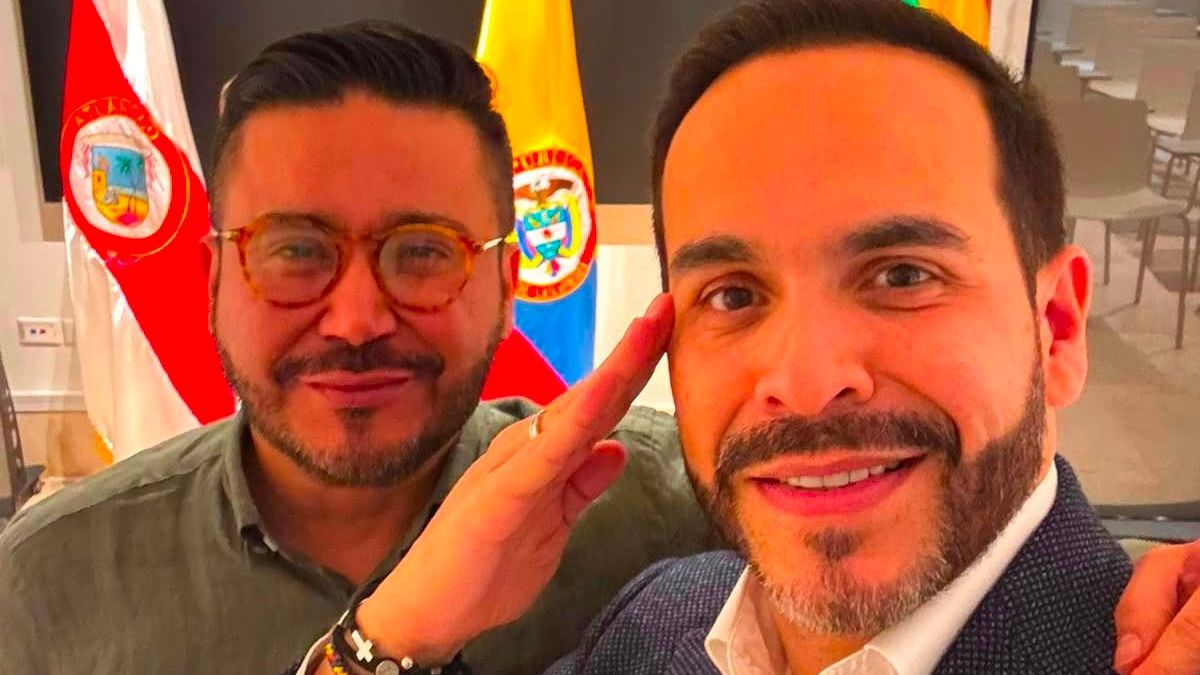 Abelardo de la Espriella y Jorge Laverde.
