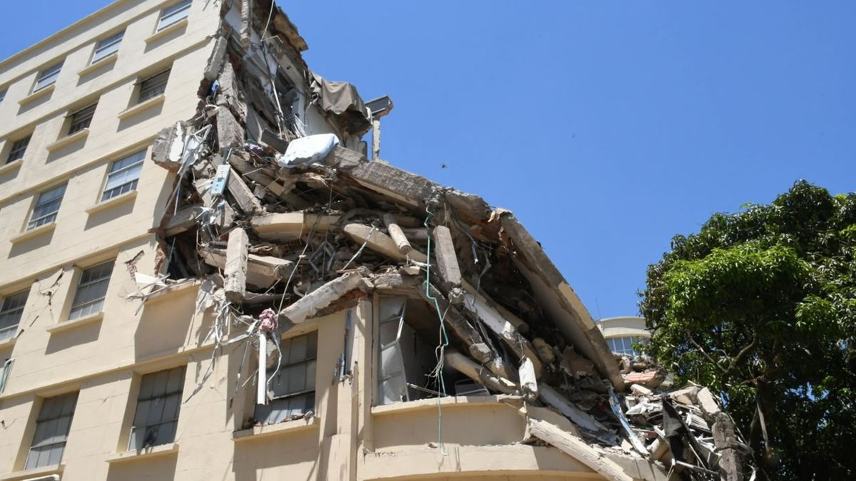 Así quedó parte del HUV tras el terremoto en Cali