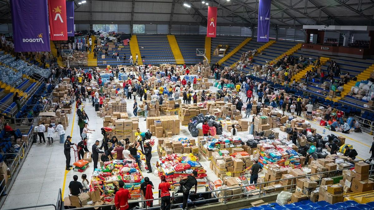 Bogotá supera las 2.300 toneladas de ayudas enviadas a zonas afectadas por el terremoto