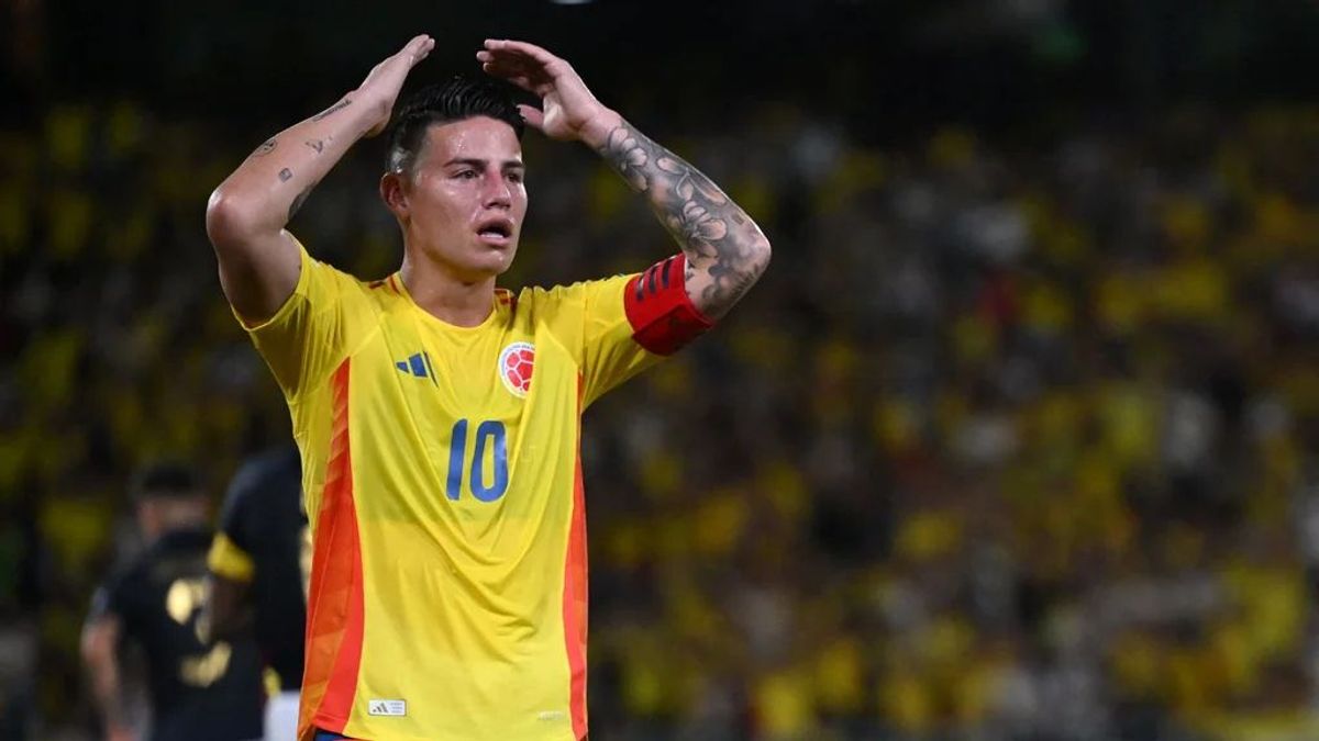 James Rodríguez, mediocampista de la Selección Colombia