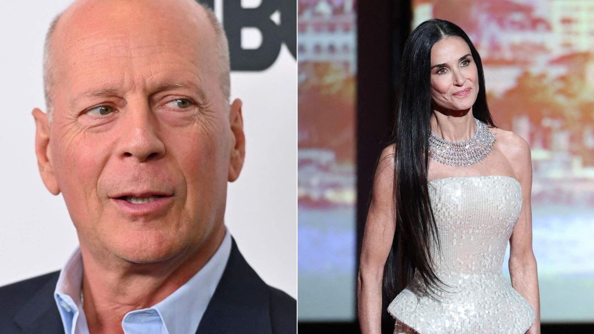 Demi Moore y Bruce Willis mantuvieron un vínculo familiar después de su divorcio.