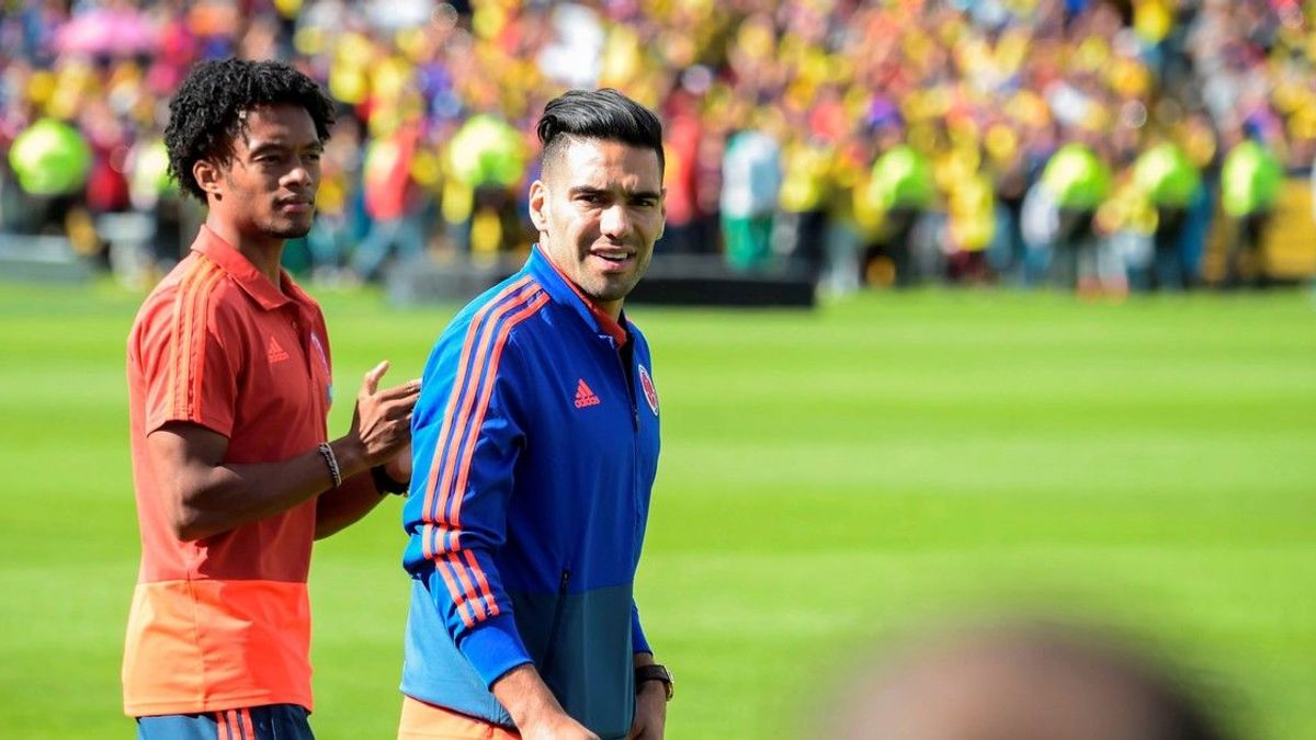 Falcao García y Juan Guillermo Cuadrado en la Selección Colombia