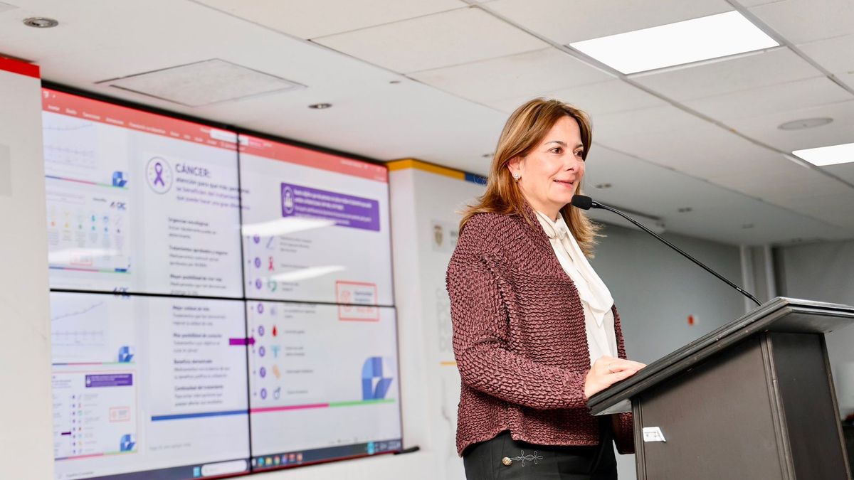 Ana María Vesga, Ministra de Salud.