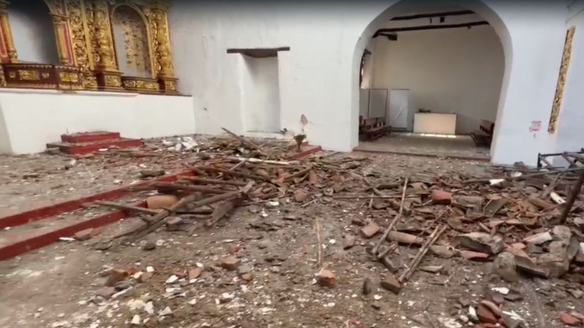 La capilla de La Merced sufrió múltiples afectaciones tras el terremoto