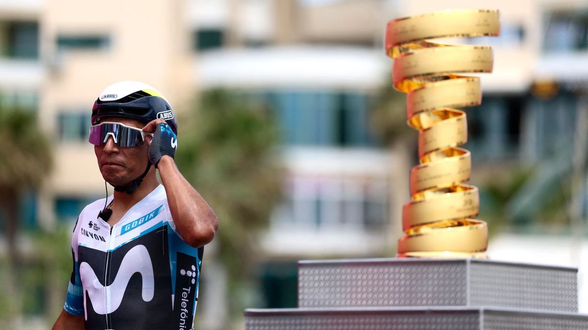 Nairo Quintana, ciclista colombiano del Movistar Team