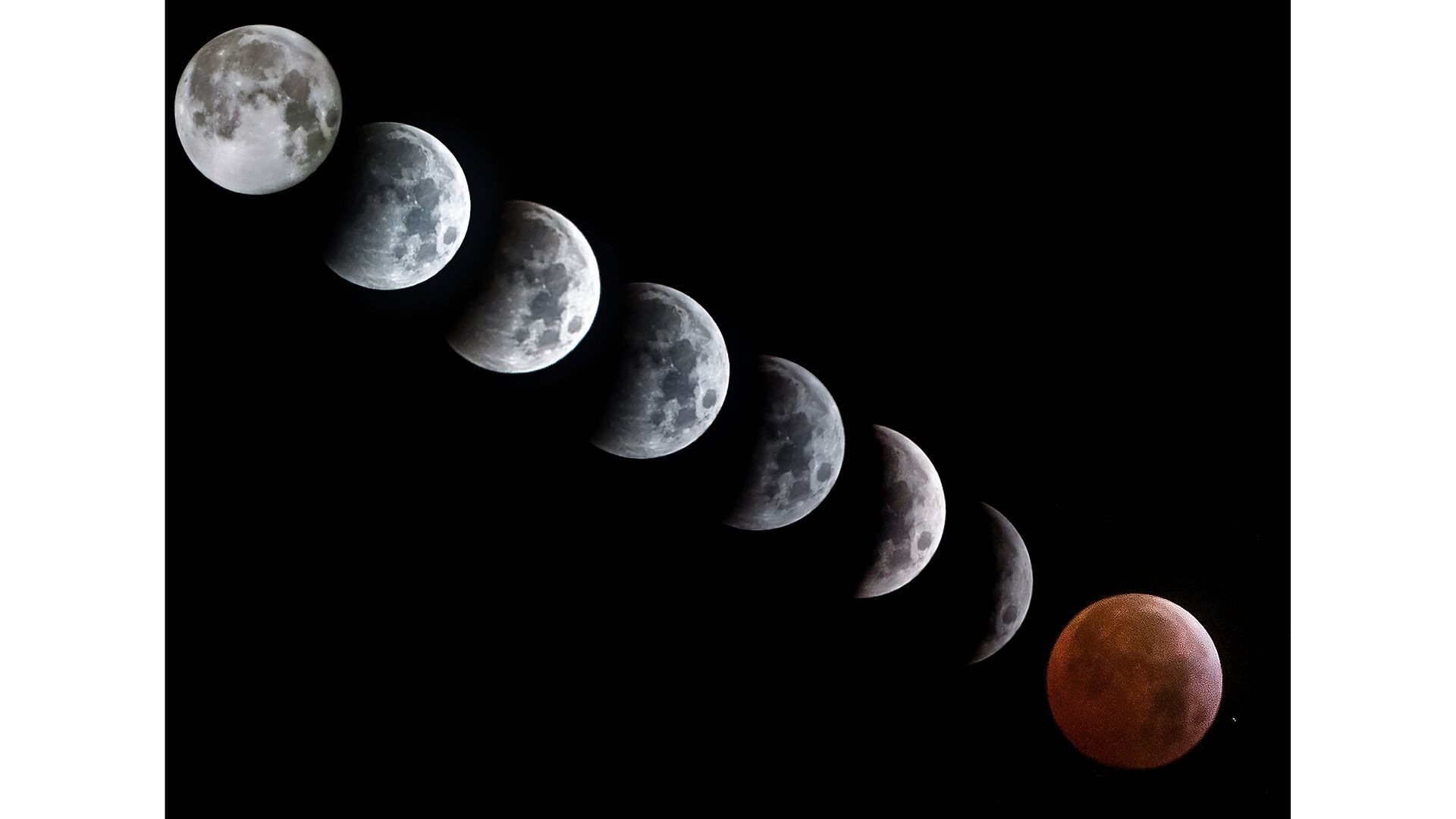 La Luna cambiará de tonalidad durante el eclipse lunar parcial de agosto, un fenómeno que podrá observarse desde Colombia.